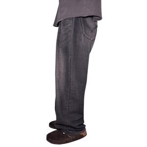 Relaxed Fit Royal Blue Jeans Men 36x32 Y2K southpole Type Wash ( NO BUTTON )